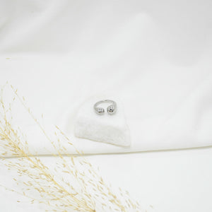 ANILLO SILVER CHUNKY GOTAS