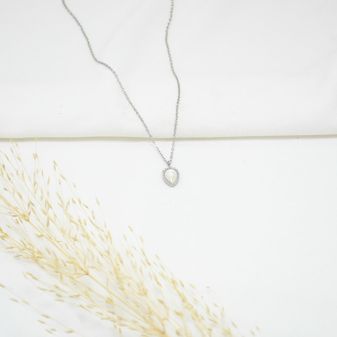 COLLAR SILVER BLANC