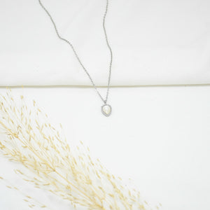 COLLAR SILVER BLANC