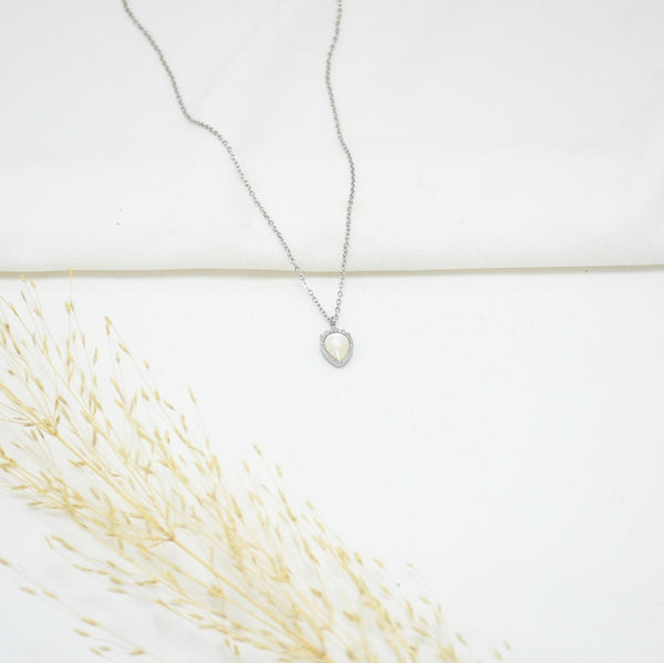 COLLAR SILVER BLANC