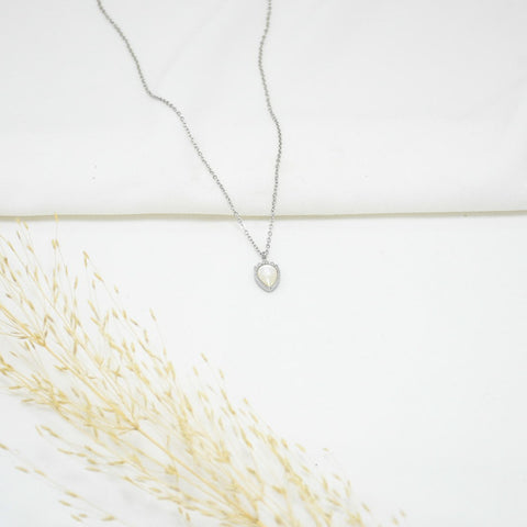 COLLAR SILVER BLANC