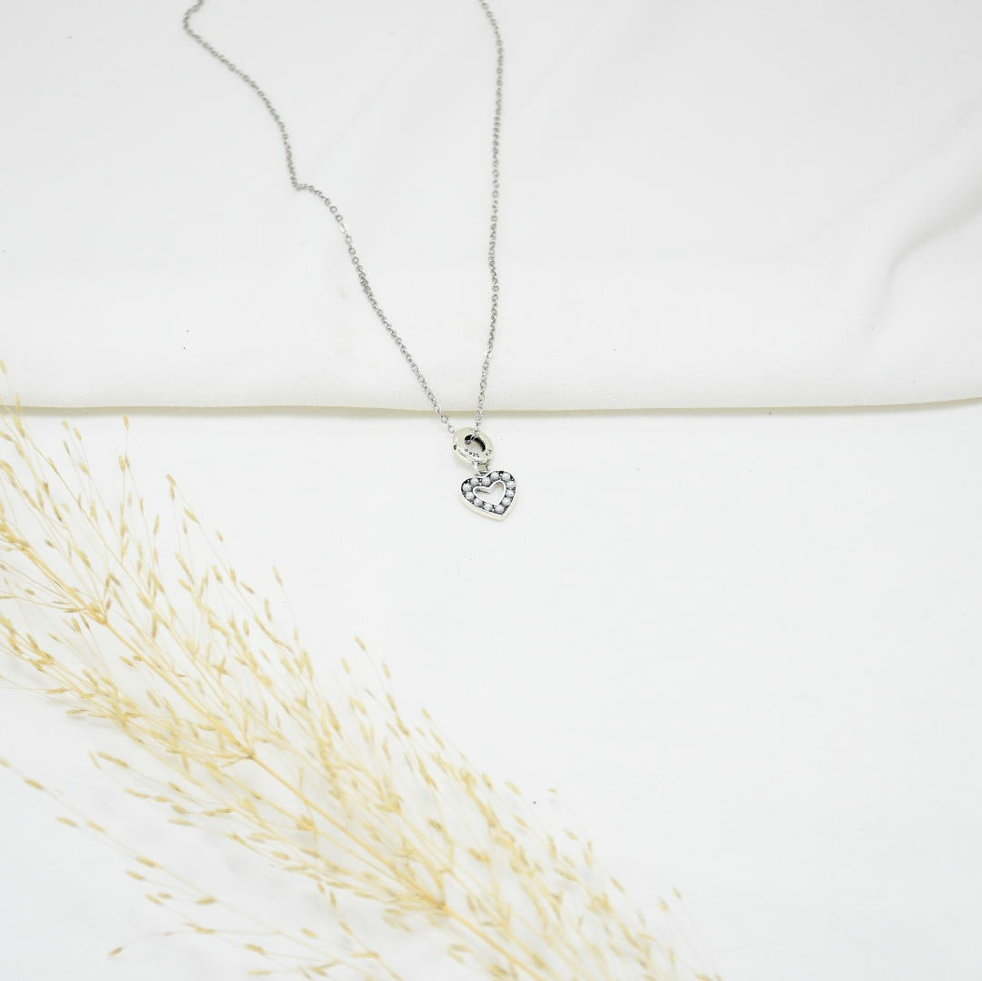 COLLAR SILVER HEART I