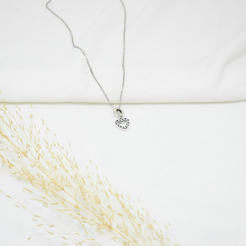 COLLAR SILVER HEART I