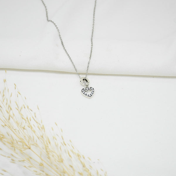 COLLAR SILVER HEART I