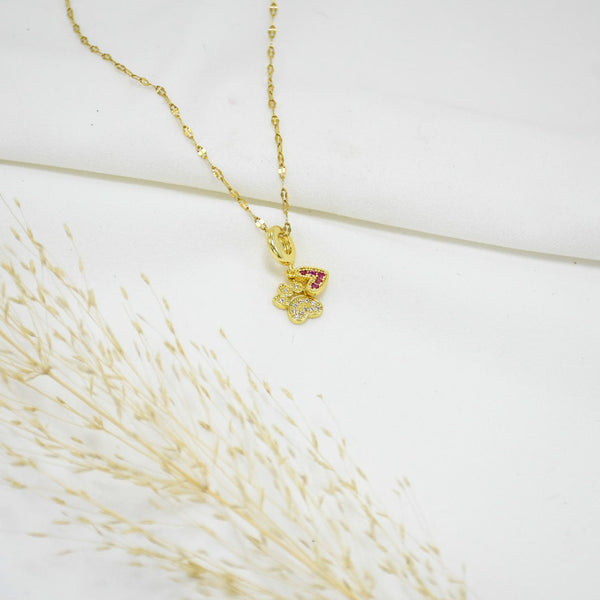 COLLAR GOLD LOVE DOG