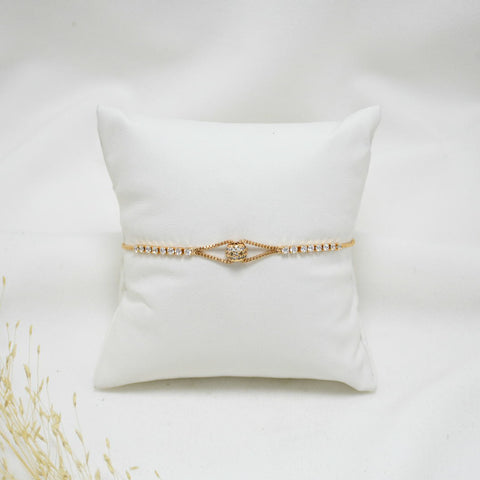 PULSERA REGULABLE GOLD MINNIE