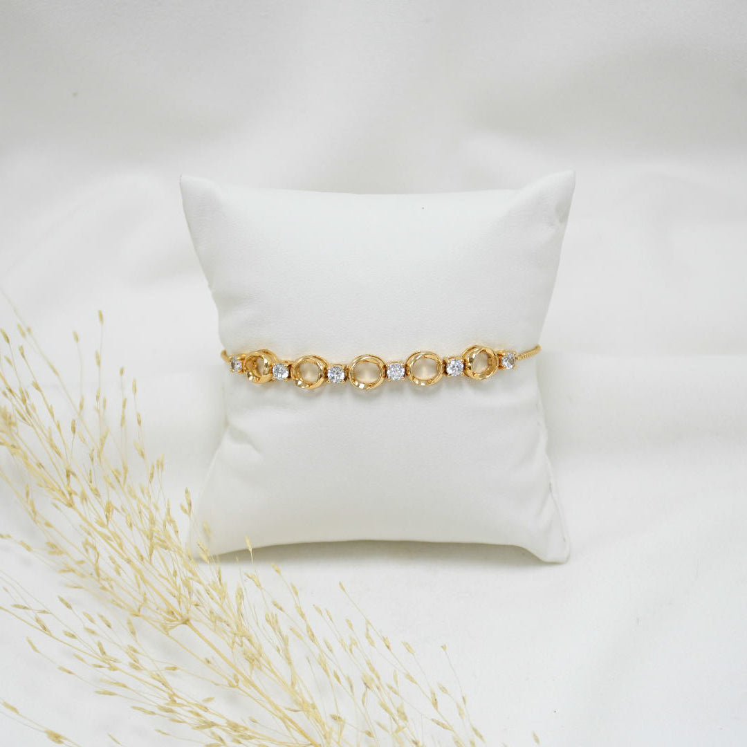 PULSERA REGULABLE GOLD MIREYA