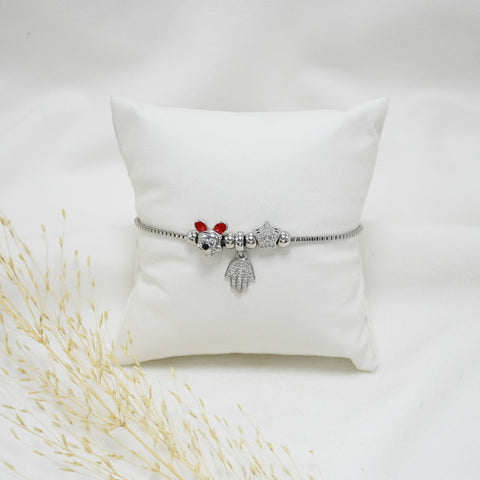 PULSERAS REGULABLE SILVER MIKEY