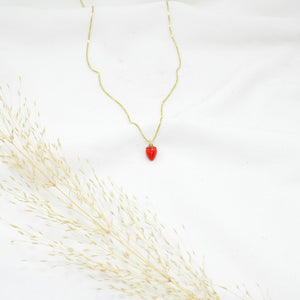 COLLAR GOLD STRAWBERRY I