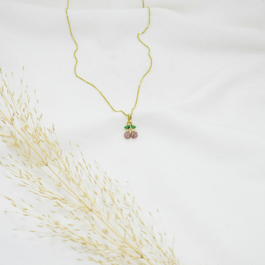 COLLAR GOLD CHERRY VIOLET I