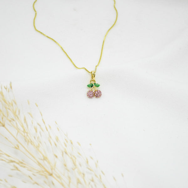 COLLAR GOLD CHERRY VIOLET I
