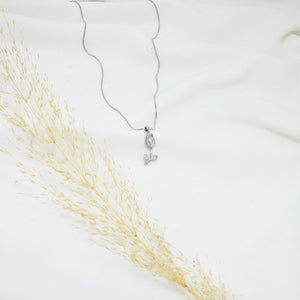 COLLAR SILVER TULIPÁN