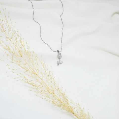 COLLAR SILVER TULIPÁN