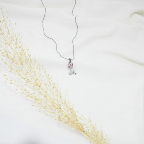 COLLAR SILVER TULIPÁN I