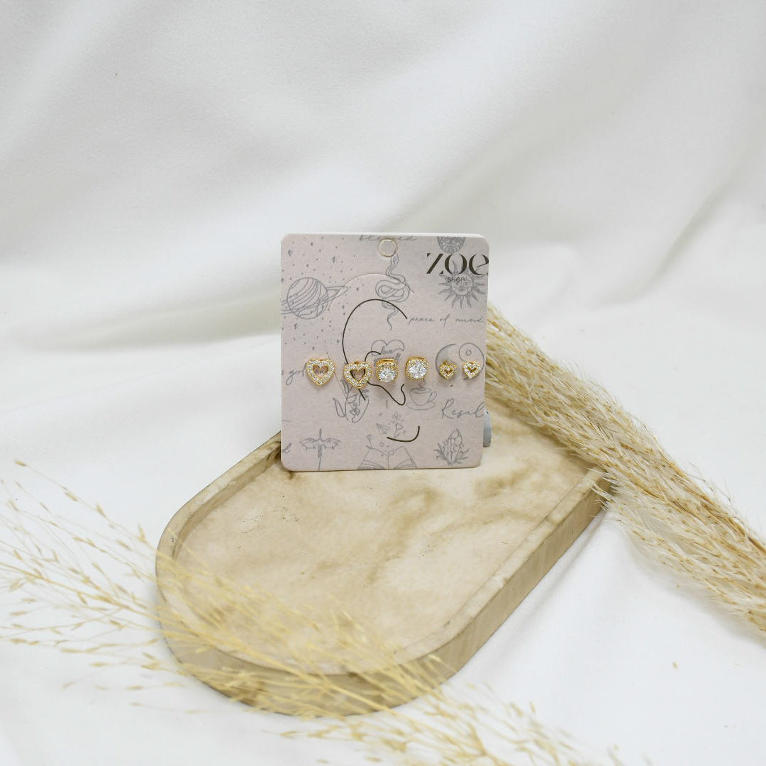 SET DE ARETES XXI