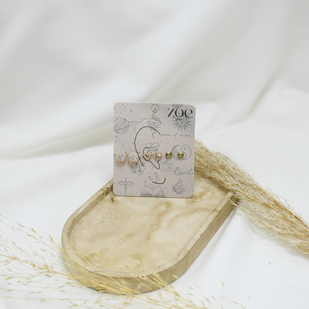 SET DE ARETES XII