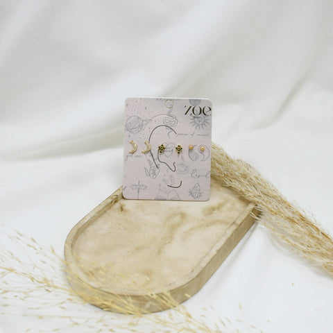 SET DE ARETES XL