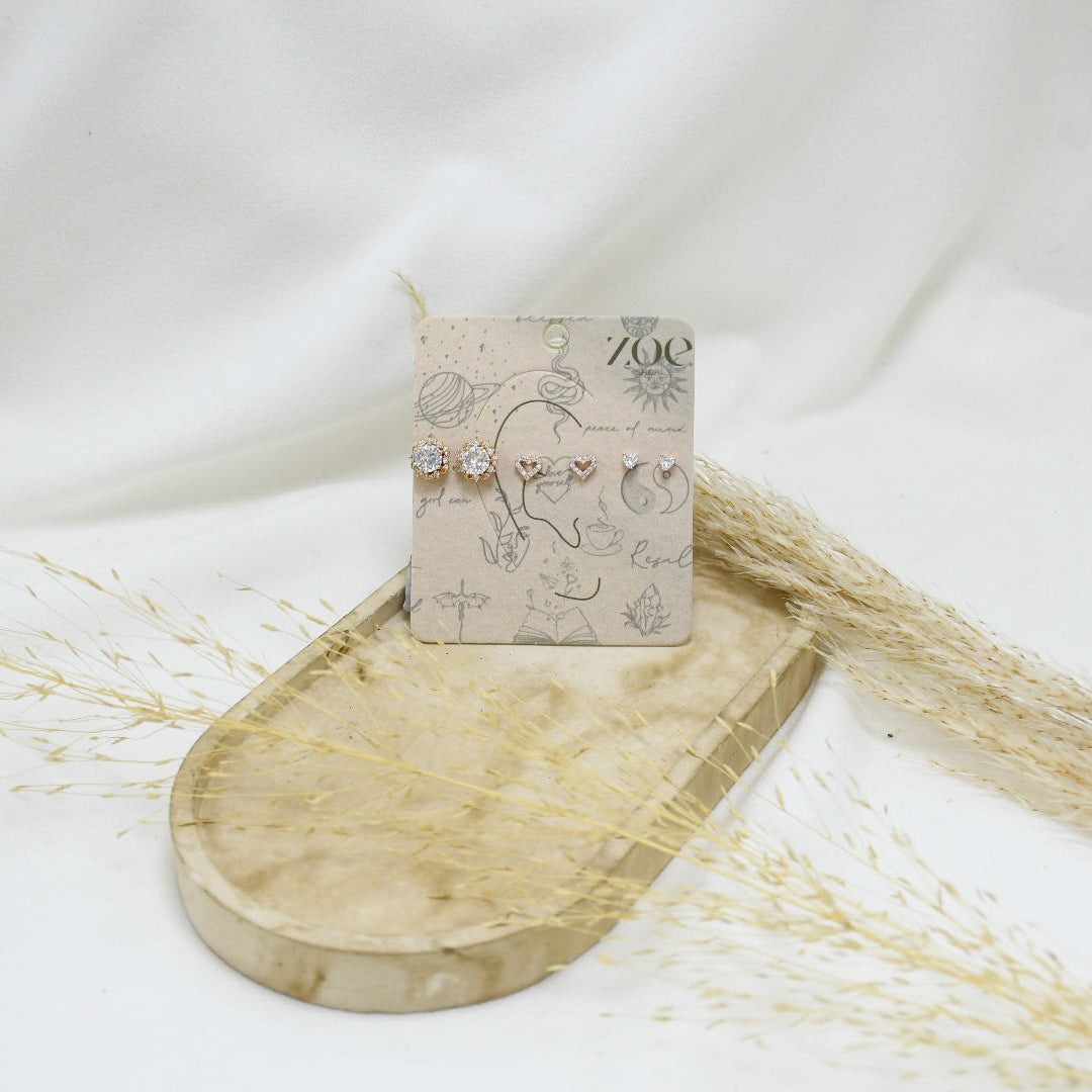 SET DE ARETES XV