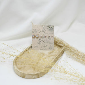 SET DE ARETES XV