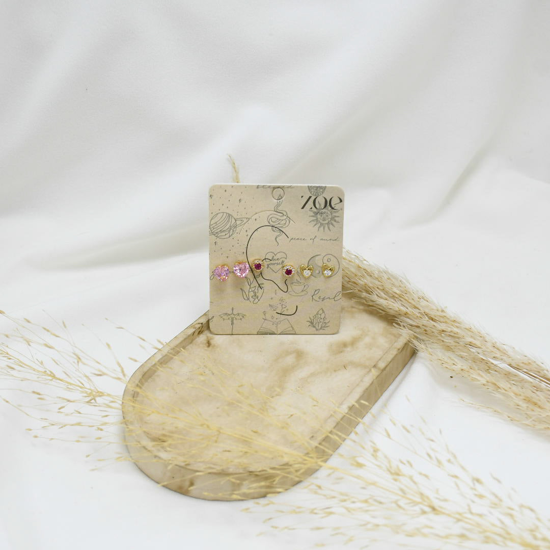 SET DE ARETES XXIV