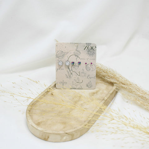SET DE ARETES L
