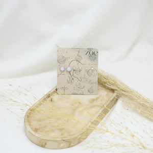 SET DE ARETES LV