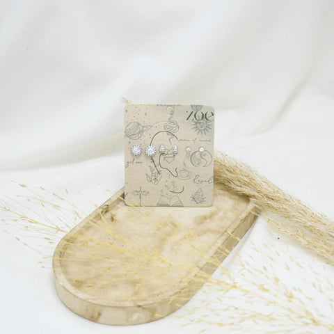 SET DE ARETES LV