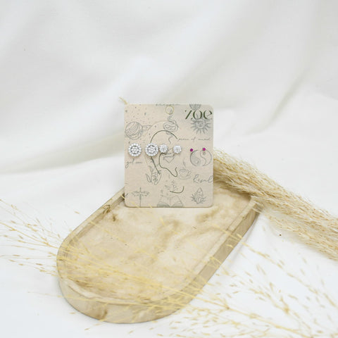 SET DE ARETES LXII