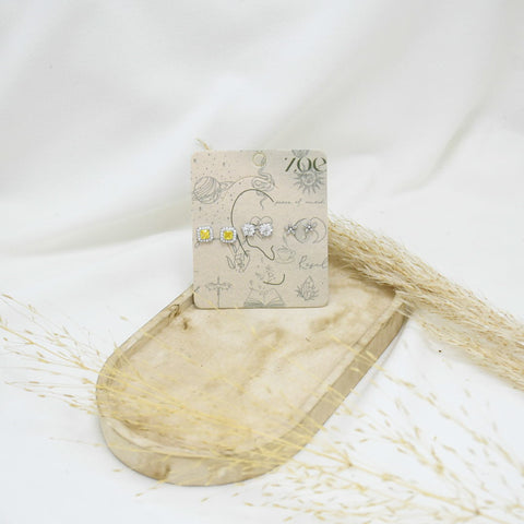 SET DE ARETES LXIII