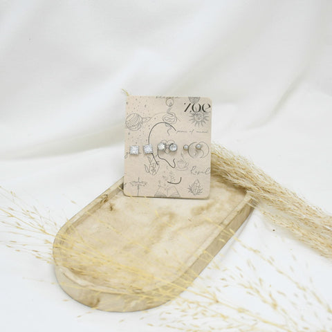 SET DE ARETES LXV