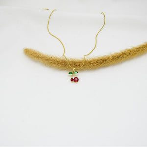 COLLAR GOLD CEREZA