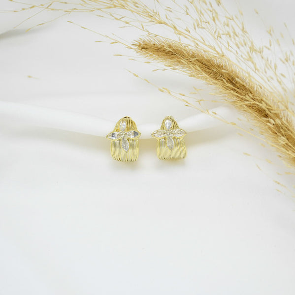 ARGOLLA GOLD CHUNKY FLOWER