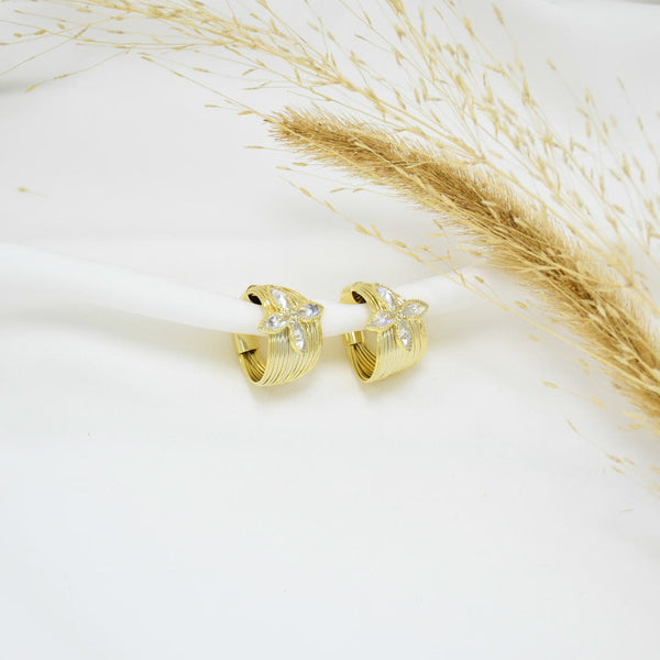 ARGOLLA GOLD CHUNKY FLOWER