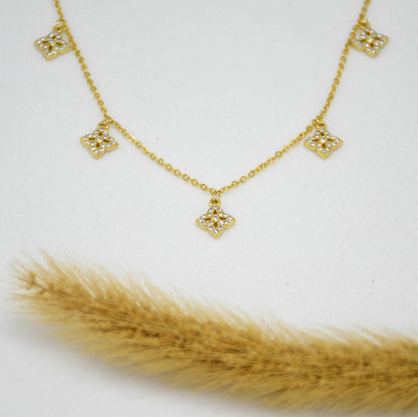 GARGANTILLA SILVER SCARLET