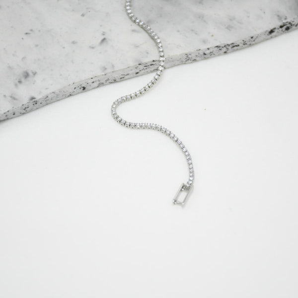 PULSERA SILVER TENNIS RAFFY