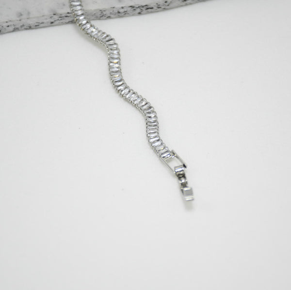 PULSERA SILVER TENNIS MELANY