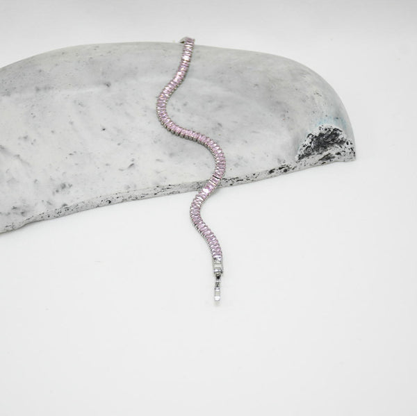 PULSERA SILVER TENNIS EVANGELINE