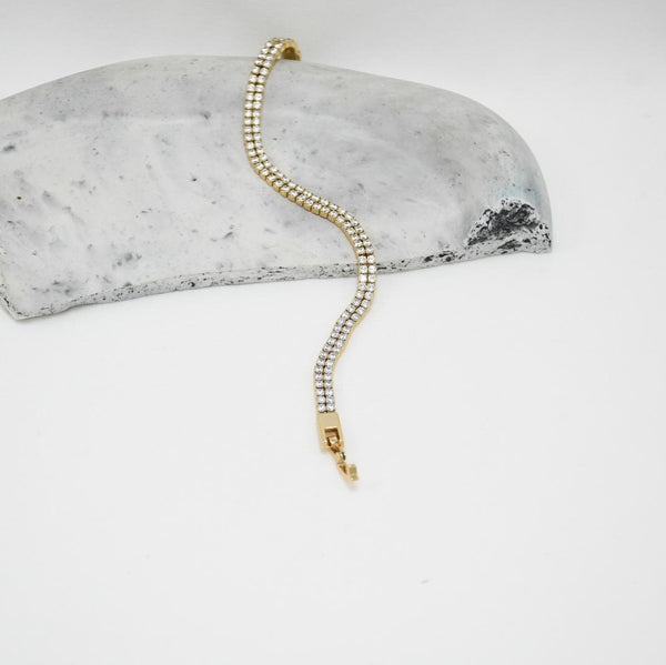 PULSERA GOLD TENNIS JULIETTE