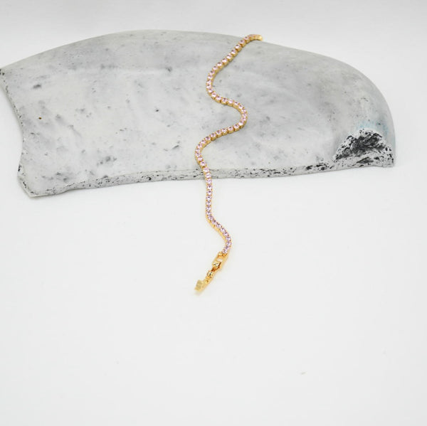 PULSERA GOLD TENNIS CINTHIA