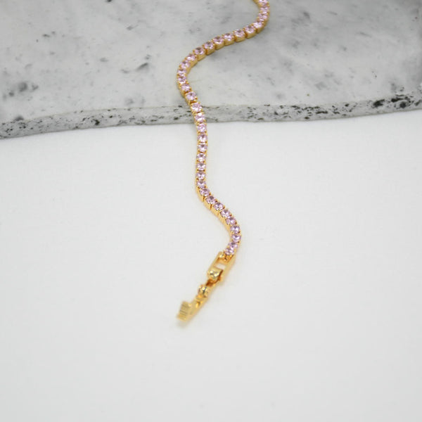 PULSERA GOLD TENNIS CINTHIA