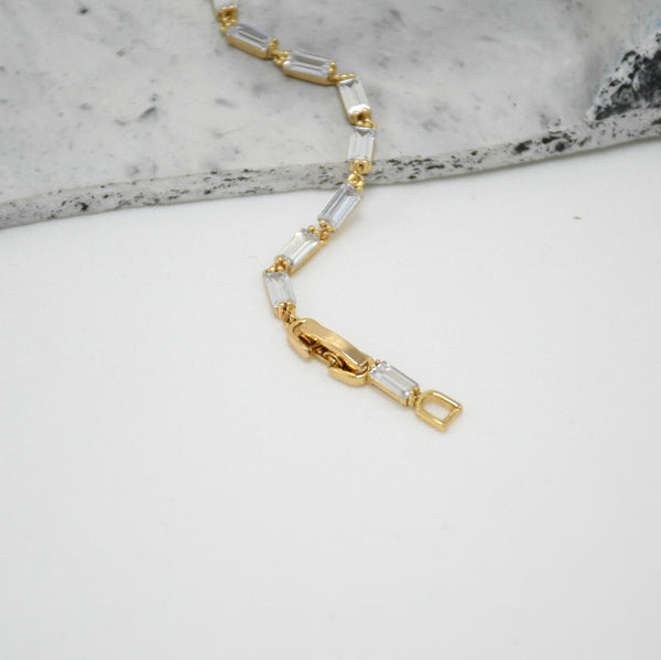 PULSERA GOLD TENNIS MAJO