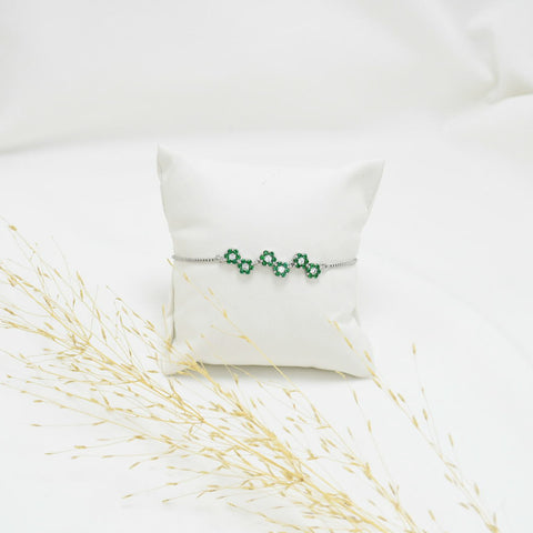 PULSERA REGULABLE SILVER FIORELLA