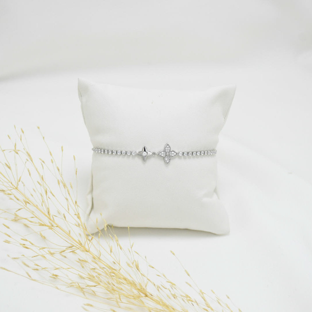 PULSERA REGULABLE SILVER TERESITA