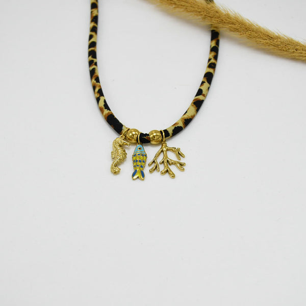COLLAR GOLD CHUNKY XIMENA