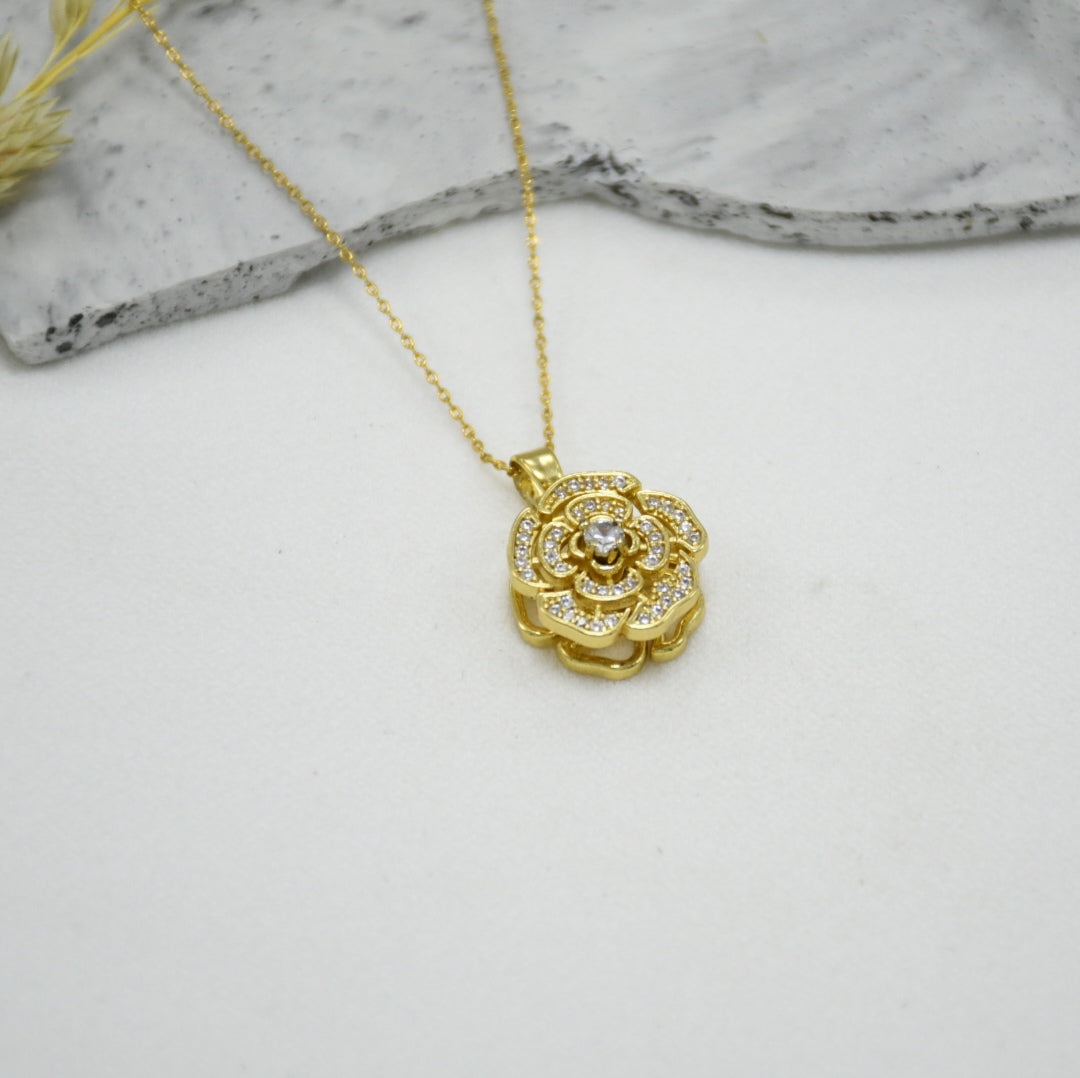 CADENA GOLD ANTIESTRÉS FLOR