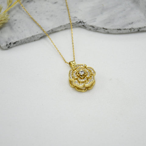 CADENA GOLD ANTIESTRÉS FLOR