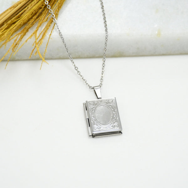 CADENA RELICARIO SILVER