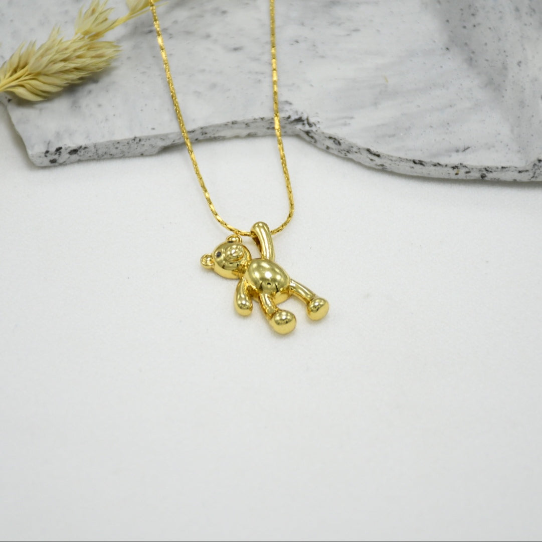 CADENA OSITO PERLA