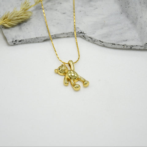 CADENA OSITO PERLA