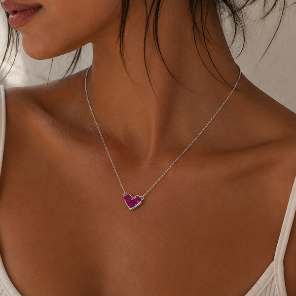 CADENA SILVER LILA